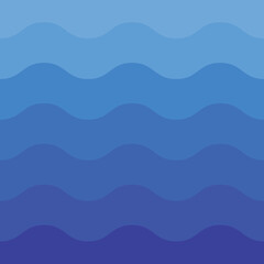 cool color waves vector background