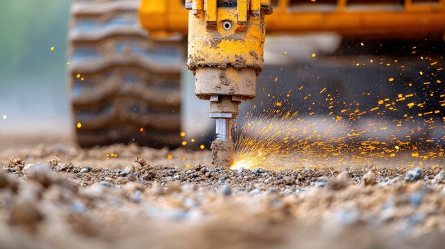 Directional drill boring underground