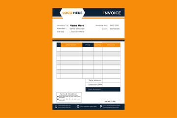 Modern And Simple Invoice Template