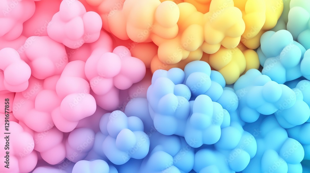 Poster a bunch of colorful hearts arranged in a playful manner creating a joyful and loving atmosphere for 