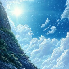 High-def background with sky details