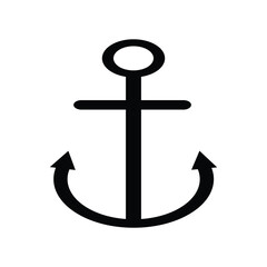 Anchor icon vector art design illustration.