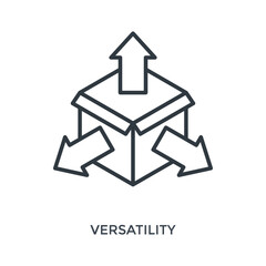 Versatility Icon Lineal Style. Vector Illustration For Graphic Design