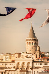 Galata Tower in Istanbul, Turkey