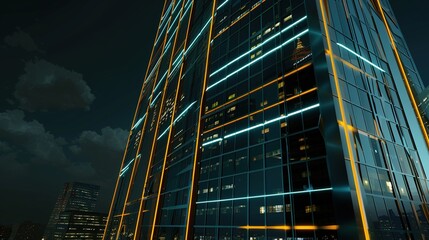 Fototapeta premium Solar electric vehicle charging station, located by the seaside, desert, and mountaintop, with golden sunshine, retro futuristic design, green energy and renewable resources, sustainable development, 