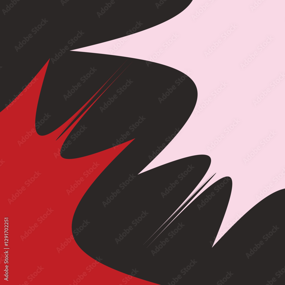 Poster minimal geometric trendy gradient shapes vector background. abstract gradient geometric shape backgr