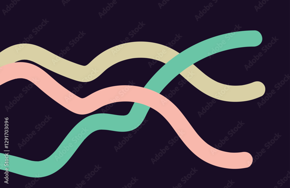 Poster minimal geometric trendy gradient shapes vector background. abstract gradient geometric shape backgr
