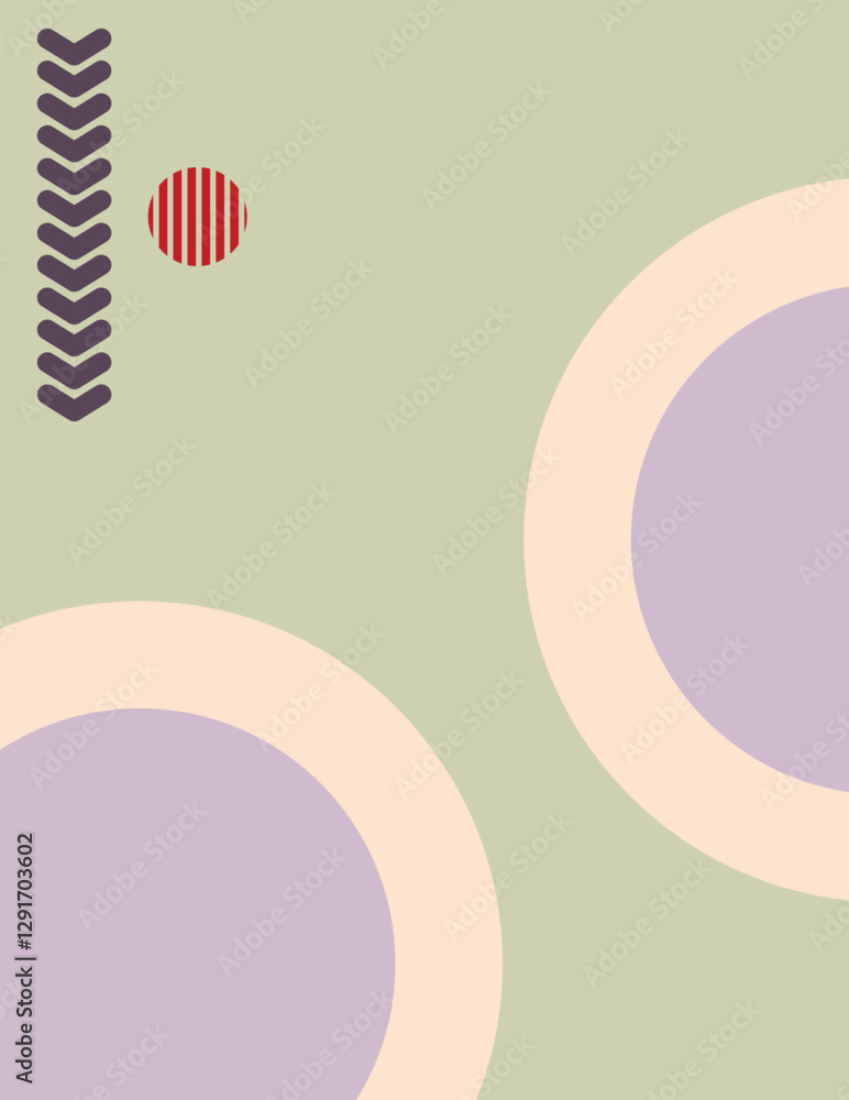 Poster minimal geometric trendy gradient shapes vector background. abstract gradient geometric shape backgr