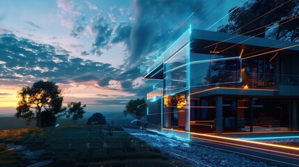 Solar electric vehicle charging station, located by the seaside, desert, and mountaintop, with golden sunshine, retro futuristic design, green energy and renewable resources, sustainable development, 