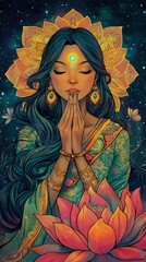 Serene Goddess A Spiritual Journey of Inner Peace and Enlightenment