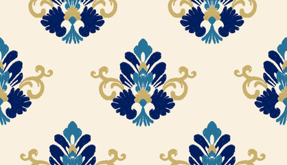 geometric ethnic vintage texture vector art design. textile fashion pattern line ikat seamless pattern and batik fabric texture asian background wallpaper geometry indian. Ethnic abstract ikat art .