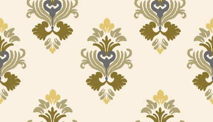 geometric ethnic vintage texture vector art design. textile fashion pattern line ikat seamless pattern and batik fabric texture asian background wallpaper geometry indian. Ethnic abstract ikat art .