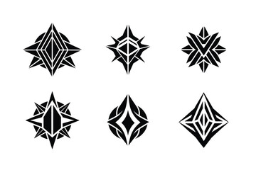 Abstract Geometric Logo Set.