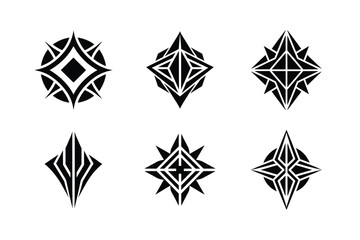 Abstract Geometric Logo Set.