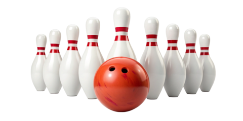 Bowling Strike Action – Bowling Ball Knocking Down Pins on Transparent Background
Dynamic Bowling Shot – Striking Down Pins with a Bowling Ball Cutout
