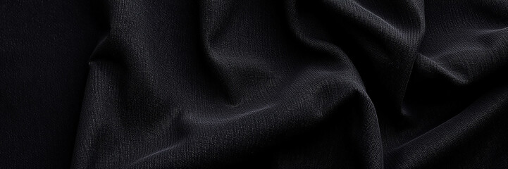 Fototapeta premium Panoramic Close-Up Texture of Natural Cotton Fabric with Detailed Weave and Soft, Smooth Finish