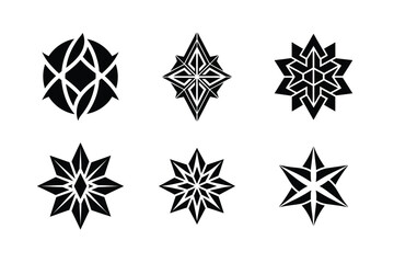 Abstract Geometric Logo Set.
