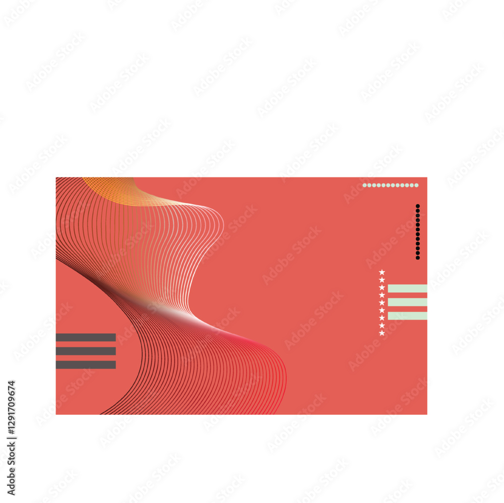 Poster minimal geometric trendy gradient shapes vector background. abstract gradient geometric shape backgr