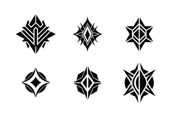 Abstract Geometric Logo Set.