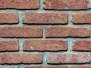 Beautiful old grounge brick wall texture or background in Brazil
