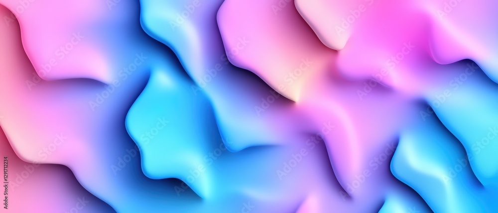 Aufkleber a beautifully colorful background with a soft blur effect creating a dreamlike atmosphere of blended