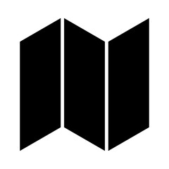 Map icon vector design template