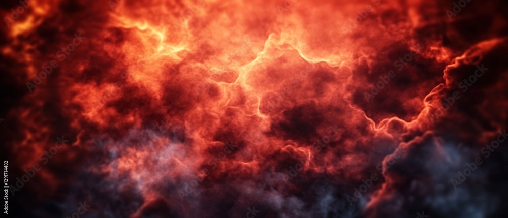 Poster flickering flames of a fire creating a warm and inviting atmosphere with bright glows and dancing sh