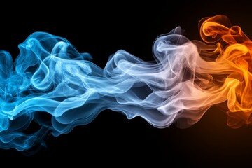 Abstract, colorful background with smoke-like shapes, suitable for a mobile wallpaper