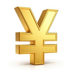 Obraz premium golden yen symbol