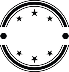 Logo silhouette vector style with white background