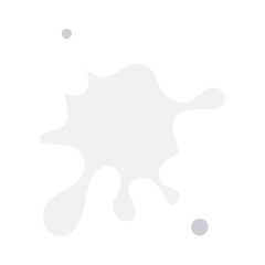 Acid icon in flat color style