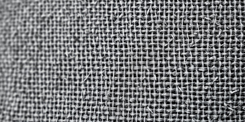Fototapeta premium Panoramic Close-Up Texture of Natural Cotton Fabric with Detailed Weave and Soft, Smooth Finish