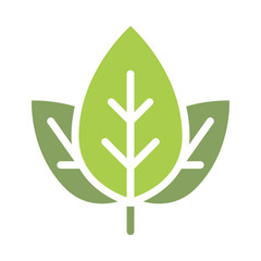 Vegetable icon in flat color style