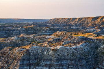 Horsethief Canyon, a stratigraphic unit of the Western Canada Sedimentary Basin near Drumheller,...
