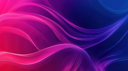 Abstract background with colorful waves and curves in pink, purple, and blue colors. Modern vector illustration for presentation design or web banner.