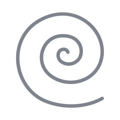 Storm icon in flat color style