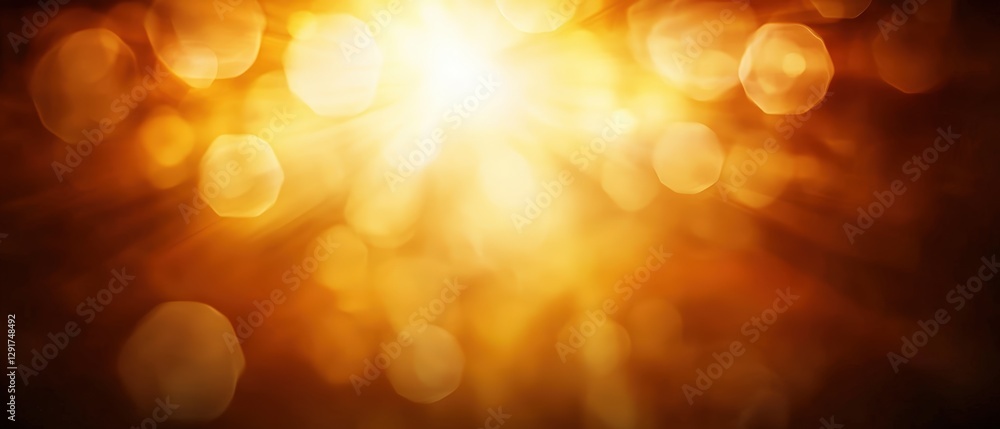 Poster bright light in darkness creating a striking visual effect symbolizing hope and inspiration in an en