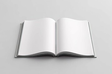 Blank Open Book Mockup for Design Inspiration