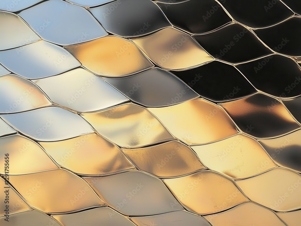 Poster reflective metallic surface texture abstract art close-up minimalistic artistic perspective visual a