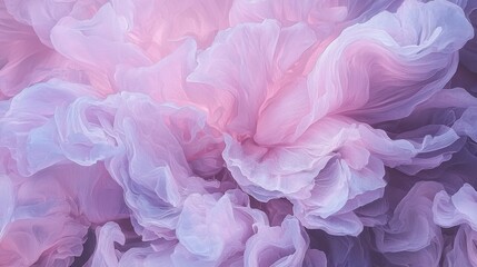 Gentle flow of soft pink petals nature's abstract beauty floral dreamy atmosphere close-up view tranquility