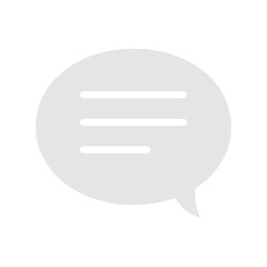 Speech, discussion, speaking icon in flat color style