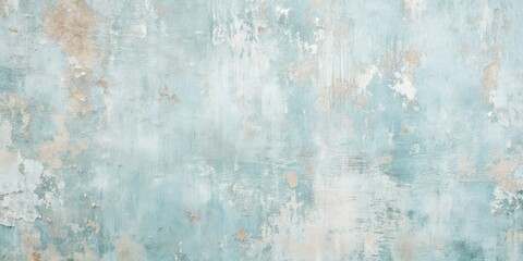 Abstract Weathered Wall Texture A Pastel Blue and Beige Background Image Featuring Distressed Paint