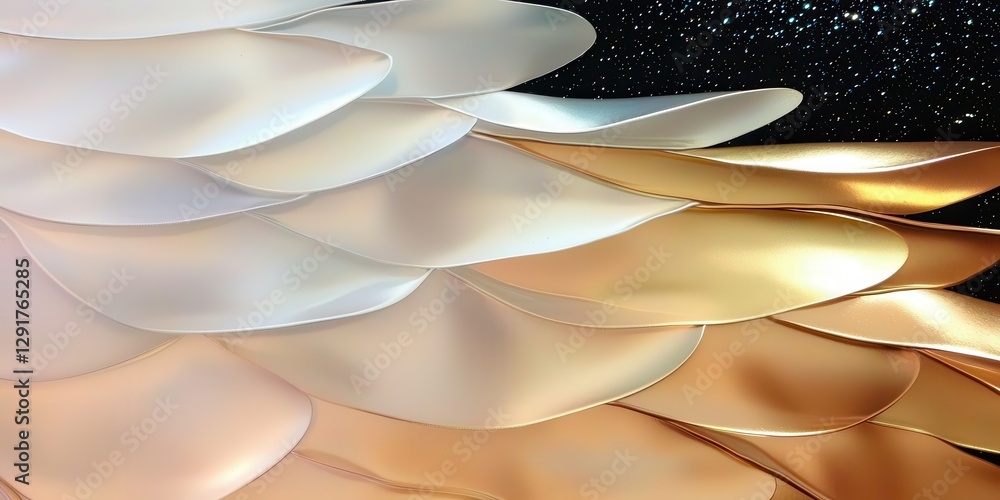 Poster abstract wave patterns artistic display digital art modern aesthetics close-up view design inspirati