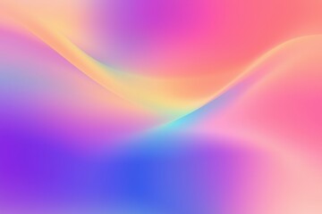 Colorful gradient abstract background with smooth waves in pastel tones