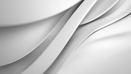 Soft grayscale abstract lines and curves merging into a minimalist design, with subtle tonal shifts creating a calm and balanced visual