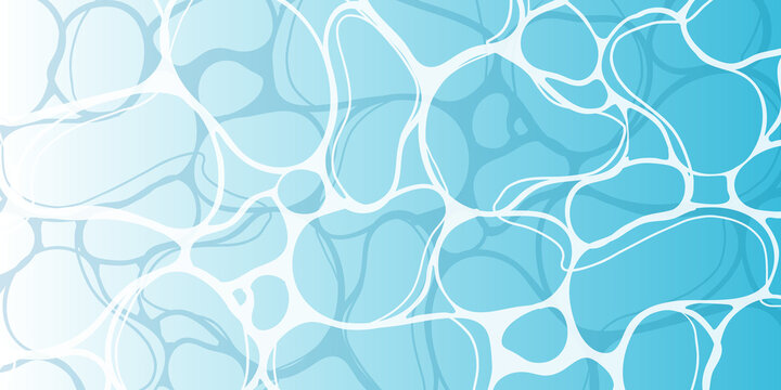 Transparent sea water banner