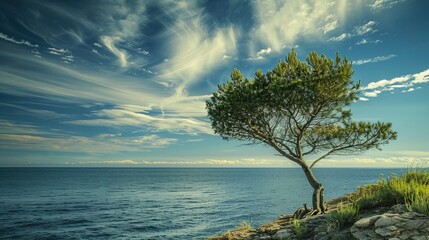 Sea, tree, Sky, view all this photo