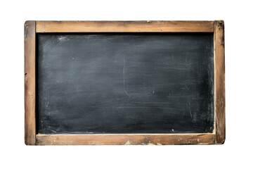 Fototapeta premium blank blackboard isolated on white