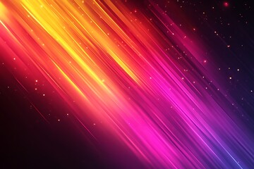 Obraz premium Abstract vibrant light streaks