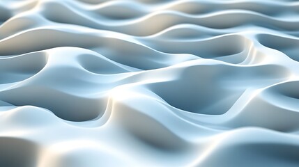 Obraz premium Abstract wavy surface, smooth light